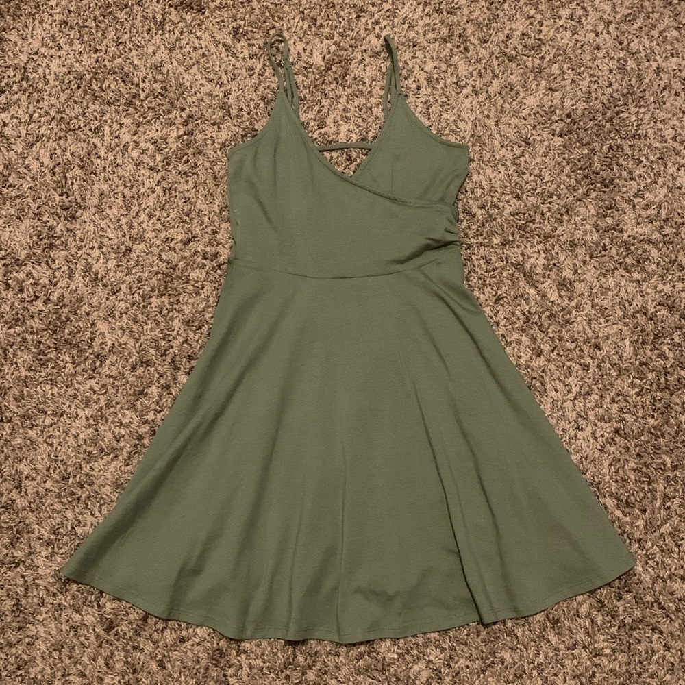 Forever21 Hunter Green Casual Dress